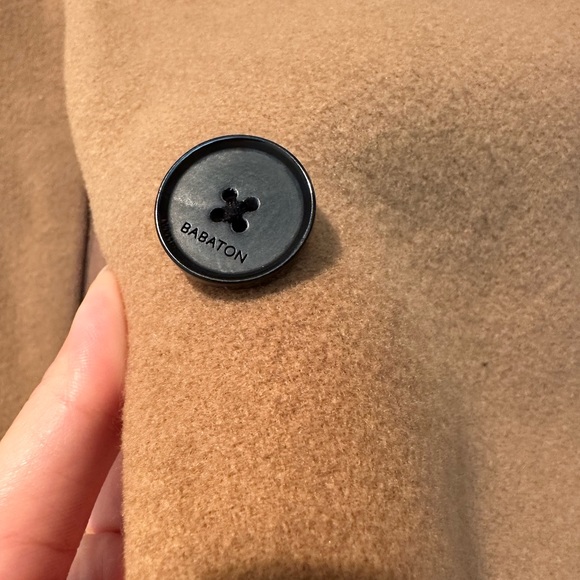 Aritzia Babaton Brown Coat with hood - Picture 4 of 5